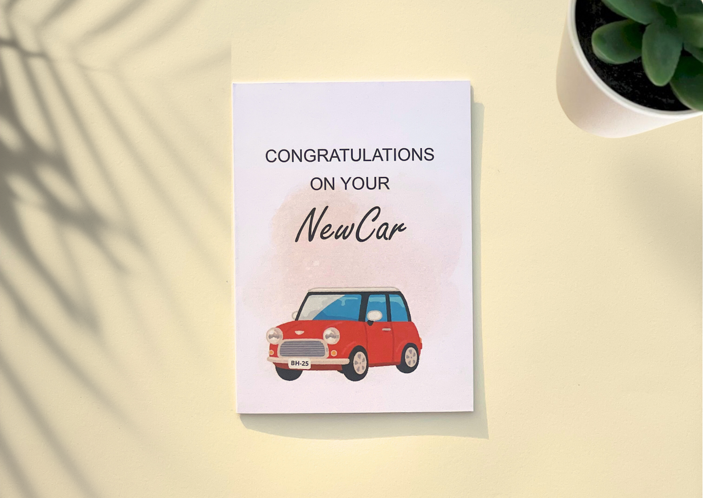 Congratulations on the new car